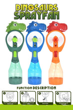 Load image into Gallery viewer, Misting Spray Electric Fan