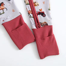 Load image into Gallery viewer, Barnyard Buddies Zippered Sleepers by Castles and Coasters