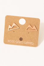 Load image into Gallery viewer, Mini Mountain Earrings