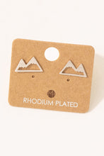Load image into Gallery viewer, Mini Mountain Earrings
