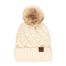 Load image into Gallery viewer, C.C Crafted Pom Detail Beanie
