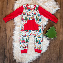 Load image into Gallery viewer, Christmas Construction Infant Romper