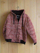 Load image into Gallery viewer, Red Fleece Lined Sweatshirt