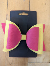 Load image into Gallery viewer, Vegan Leather Hair Bows