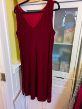 Load image into Gallery viewer, Carol Anderson Red Velvet Dress XL