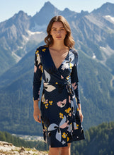 Load image into Gallery viewer, A New Day Floral Wrap Dress XS