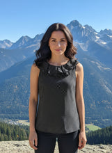 Load image into Gallery viewer, J. Crew Blue Polka Dot Blouse 2/XS