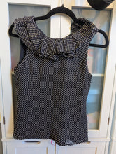 Load image into Gallery viewer, J. Crew Blue Polka Dot Blouse 2/XS