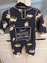 Load image into Gallery viewer, To Sleep Bear Blue Moose 6-12M