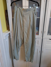 Load image into Gallery viewer, Mint Linen Pants Size M