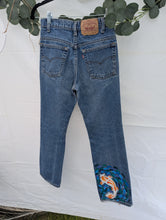 Load image into Gallery viewer, Koi Painted Jeans 29/30