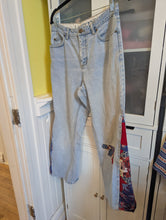 Load image into Gallery viewer, Upcycled Denim Flare 8 Petite