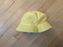 Load image into Gallery viewer, Trucks/Yellow Reversible Sunhat Toddler