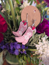 Load image into Gallery viewer, Western Wood Earrings