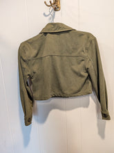 Load image into Gallery viewer, Ally B Army Green Cropped Jacket 10