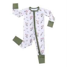 Load image into Gallery viewer, May Flowers Zippered Sleepers by Castles and Coasters