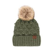 Load image into Gallery viewer, C.C Crafted Pom Detail Beanie