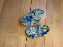 Load image into Gallery viewer, Crocs Blue/Green Tie Dye 8