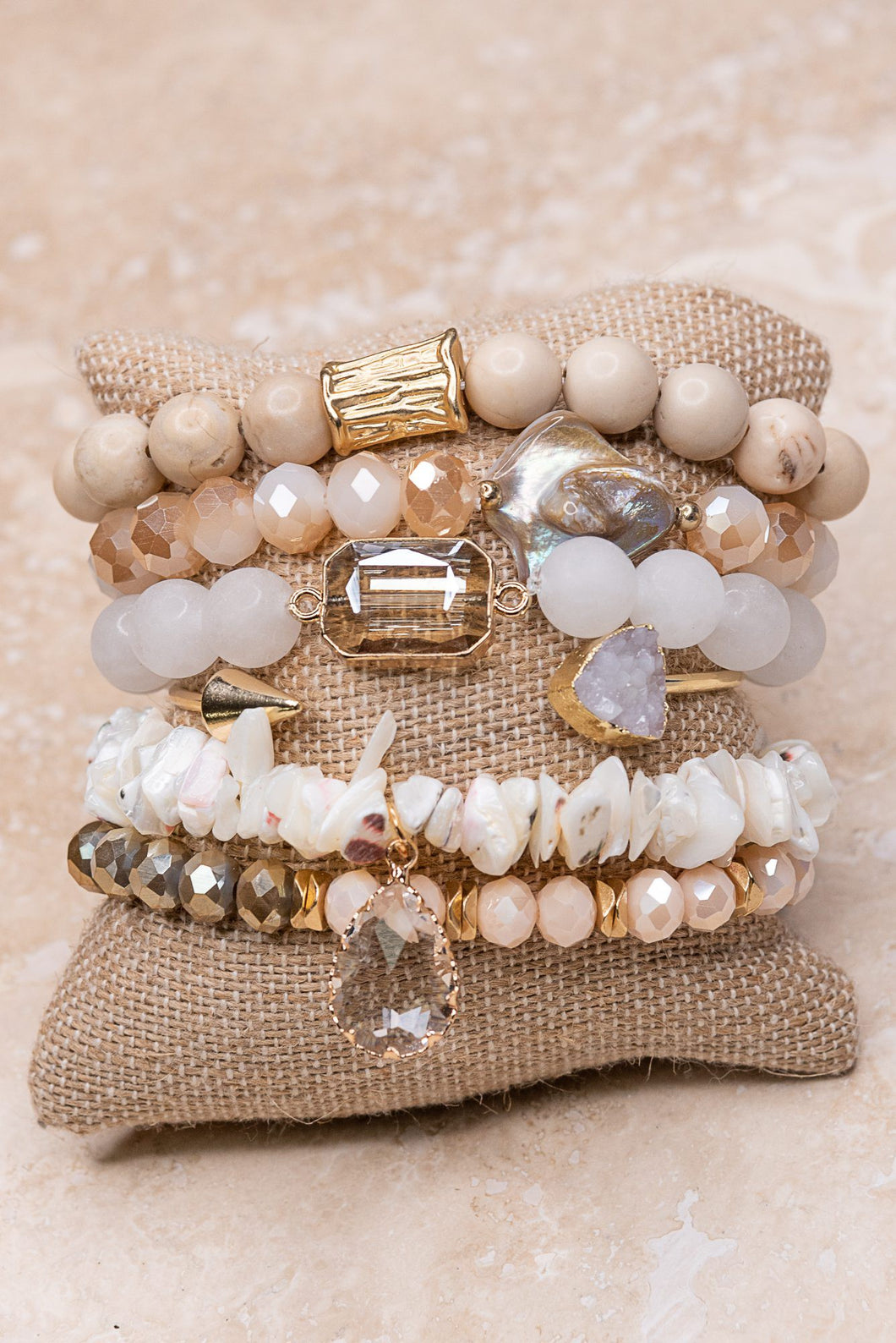 Aspen White Bracelet Set