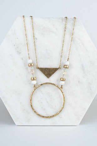 Gabi White Necklace