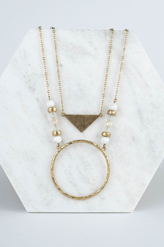 Gabi White Necklace