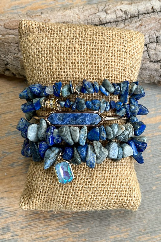 Elyse Blue Bracelet Set