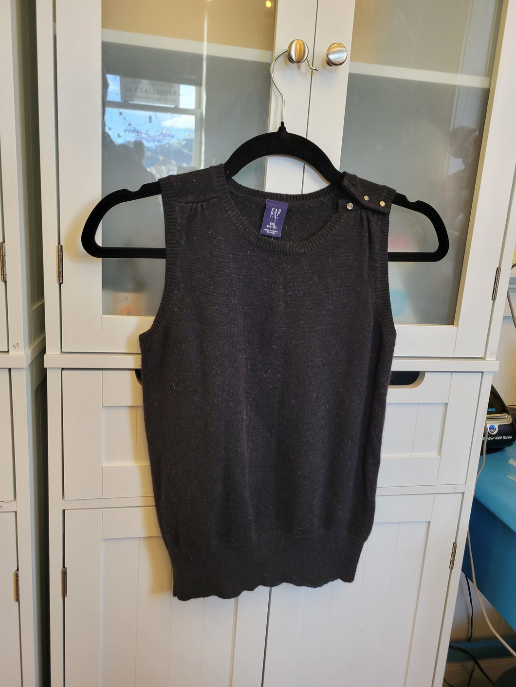 Gap Black Sweater Vest 14-16