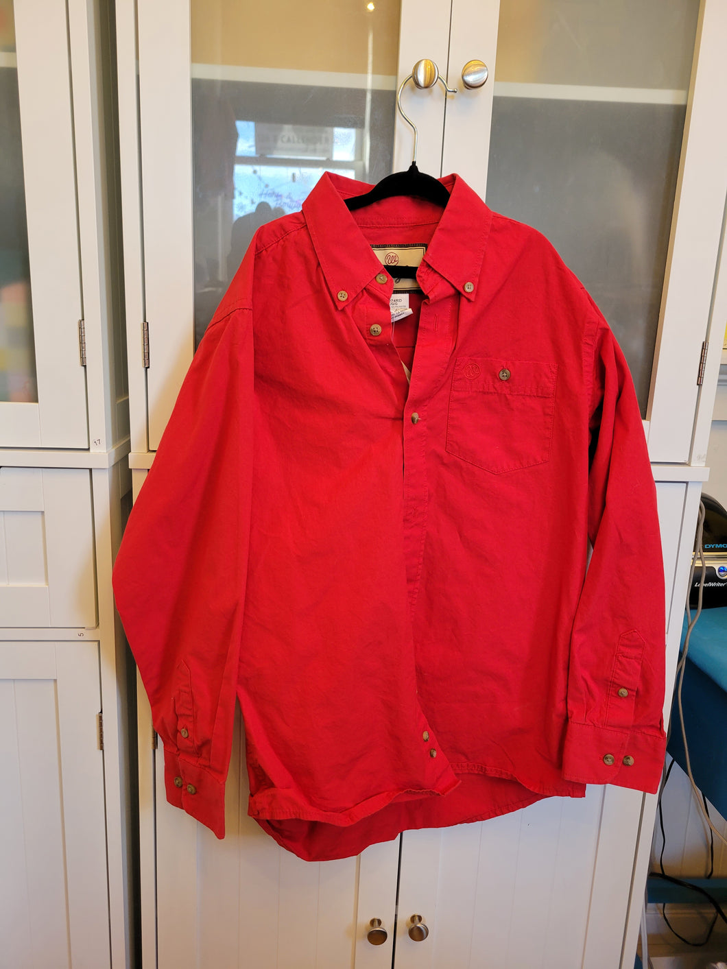 Wrangler Red Button UP LG