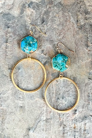 Janet Turquoise Earrings