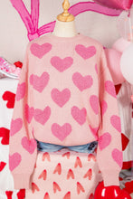 Load image into Gallery viewer, Heart Jacquard Sweater
