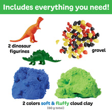 Load image into Gallery viewer, Sensory Mini Play Kit Jar with Cloud Clay: Dinosaur Theme
