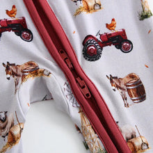 Load image into Gallery viewer, Barnyard Buddies Zippered Sleepers by Castles and Coasters
