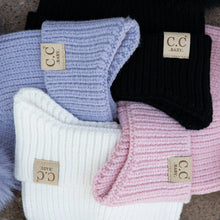 Load image into Gallery viewer, Double Pom Baby Beanie
