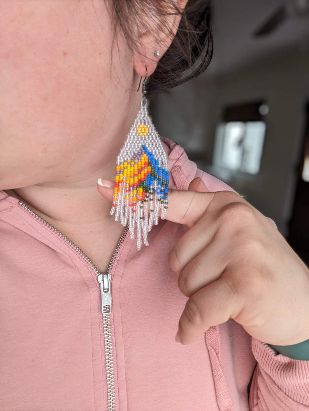 Sunrise & Sunset Beaded Earrings