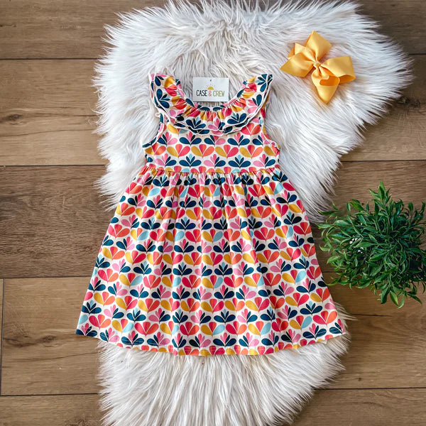 Retro Spring Floral Dress