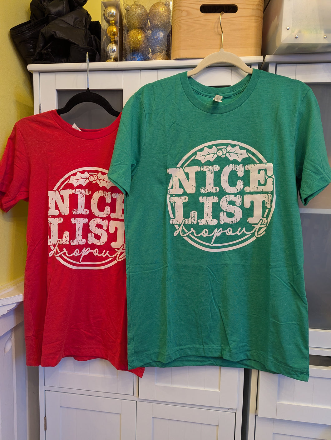 Nice List Drop Out T Shirt