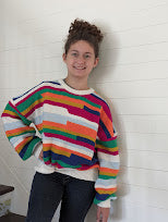 Load image into Gallery viewer, Color Block Sweater
