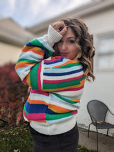 Load image into Gallery viewer, Color Block Sweater
