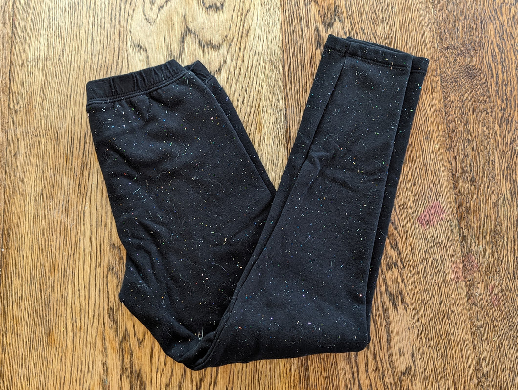 Cat & Jack Black Sparkle Leggings Size XL (14)