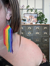 Load image into Gallery viewer, Waterfall Beaded Earrings
