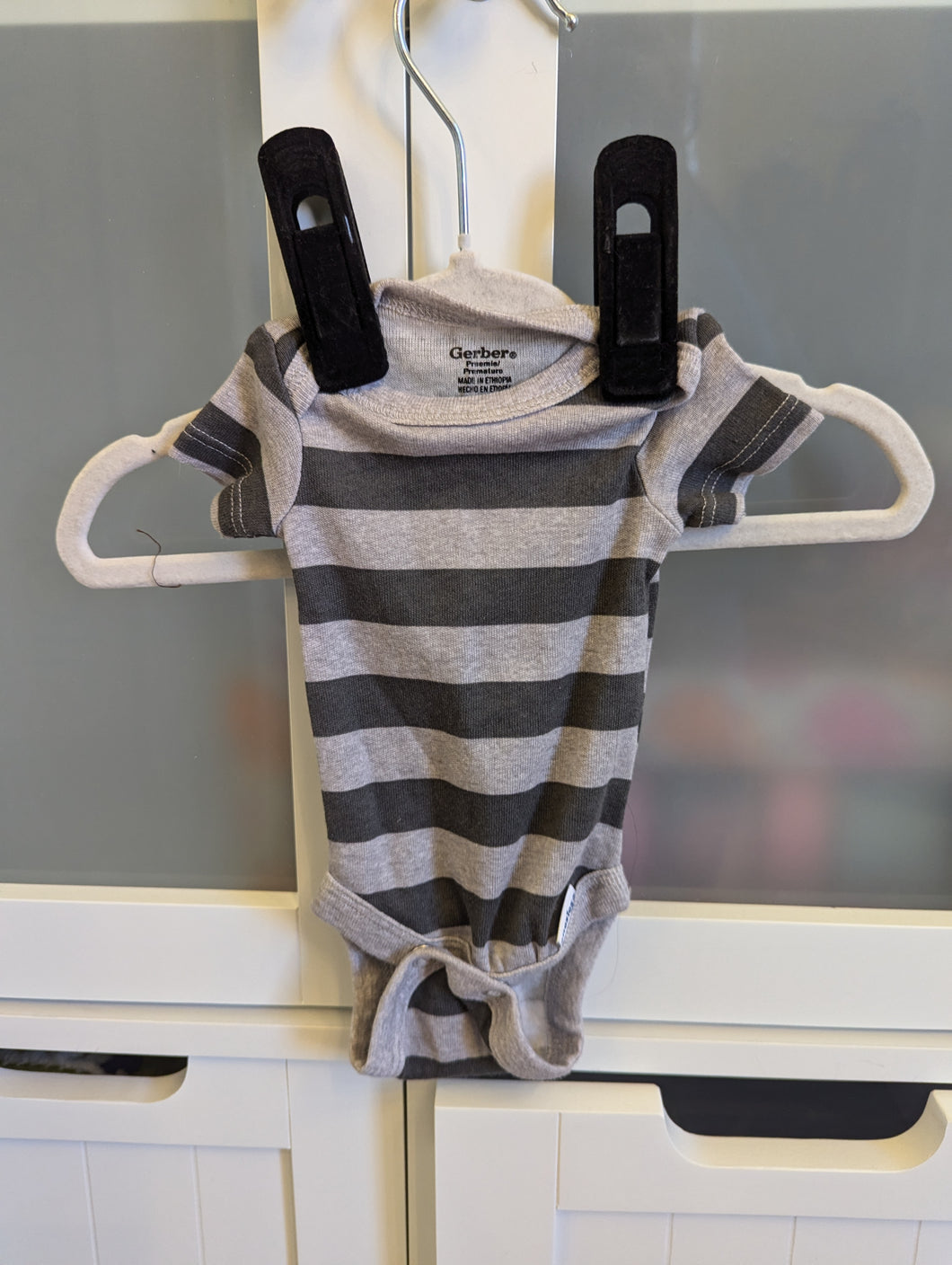 Gerber Preemie Stripe Bodysuit