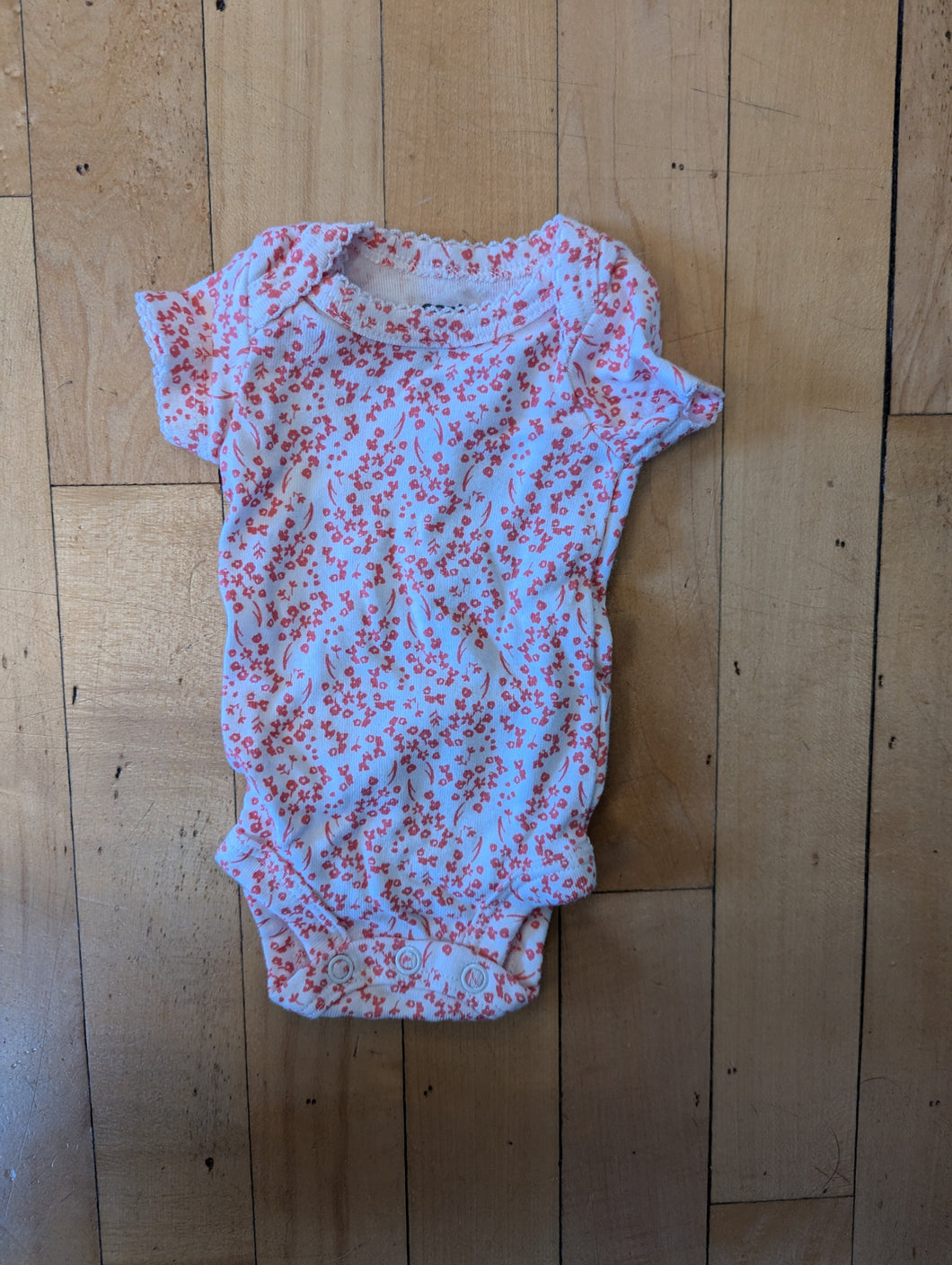 Carters Preemie Floral Bodysuit