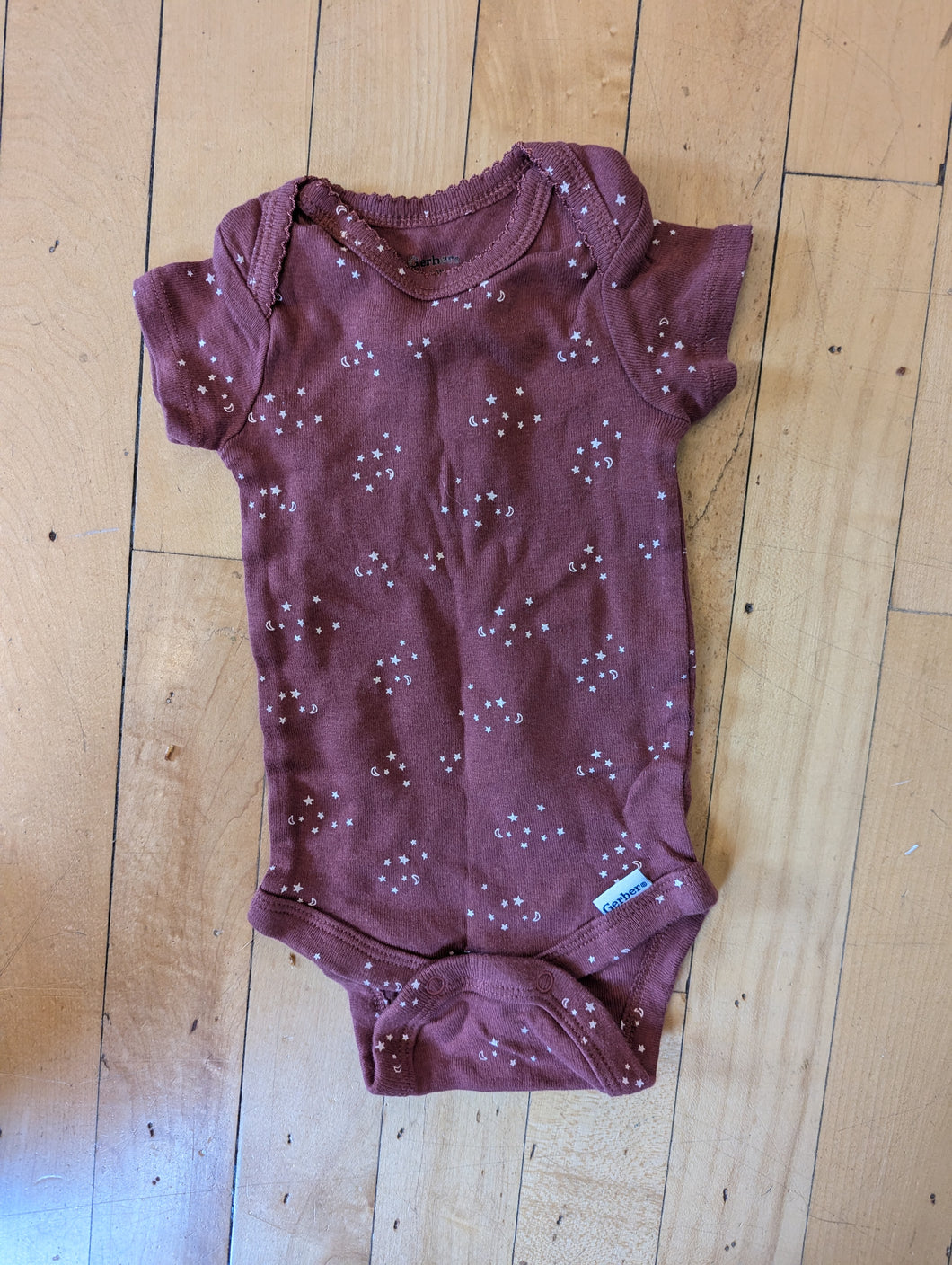 Gerber 0-3M Mauve Bodysuit