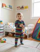 Load image into Gallery viewer, Primary Rainbow Sleeper 12-18M
