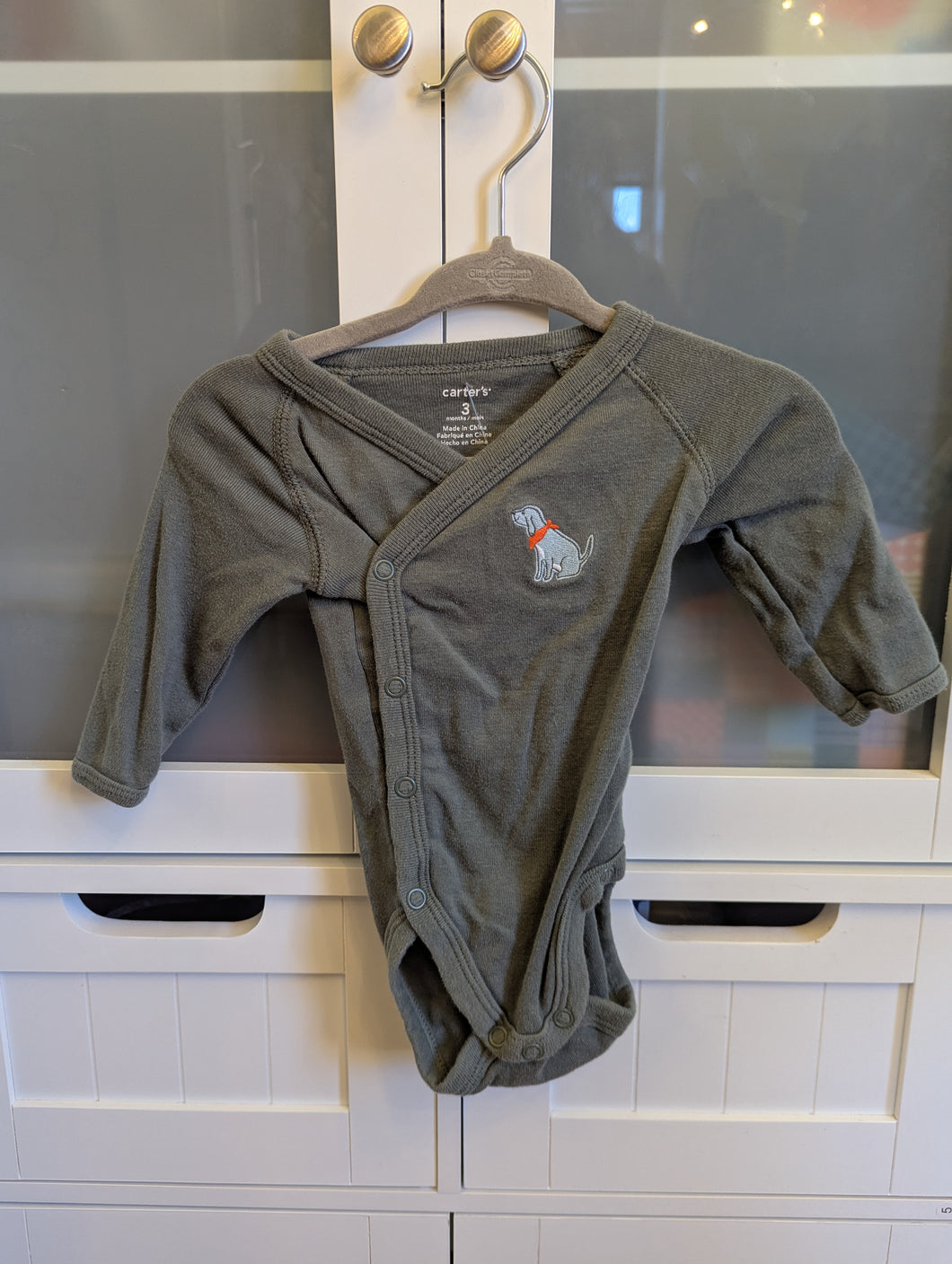 Carters 3M Green Long Sleeve