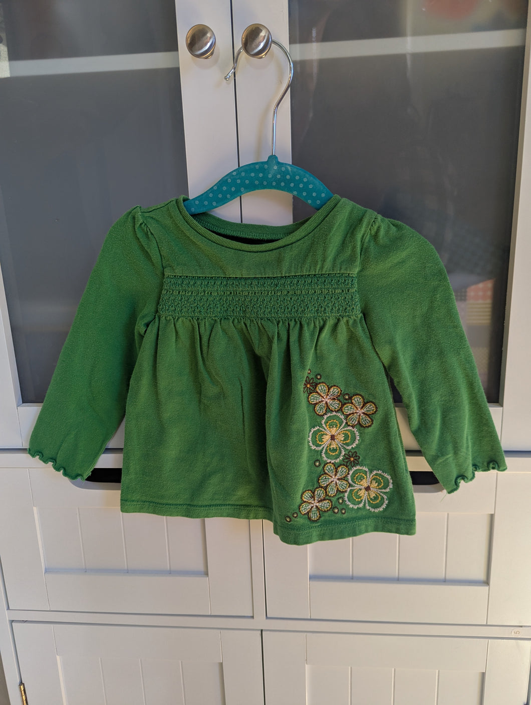 Old Navy Green Long Sleeve 12-18 Mo