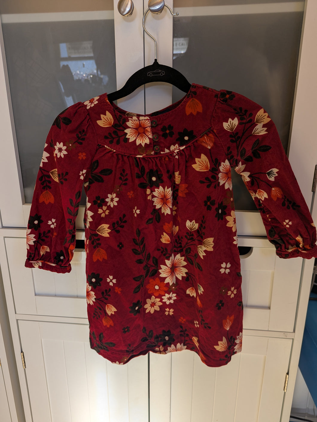 Gap Corduroy Floral Dress 18-24M