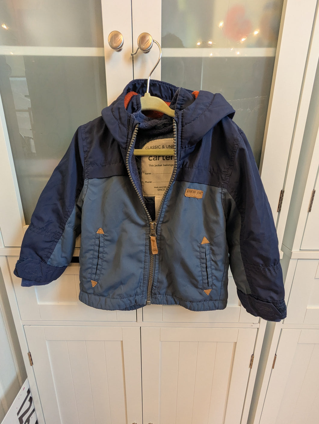 Carters Light Jacket Blue 12m