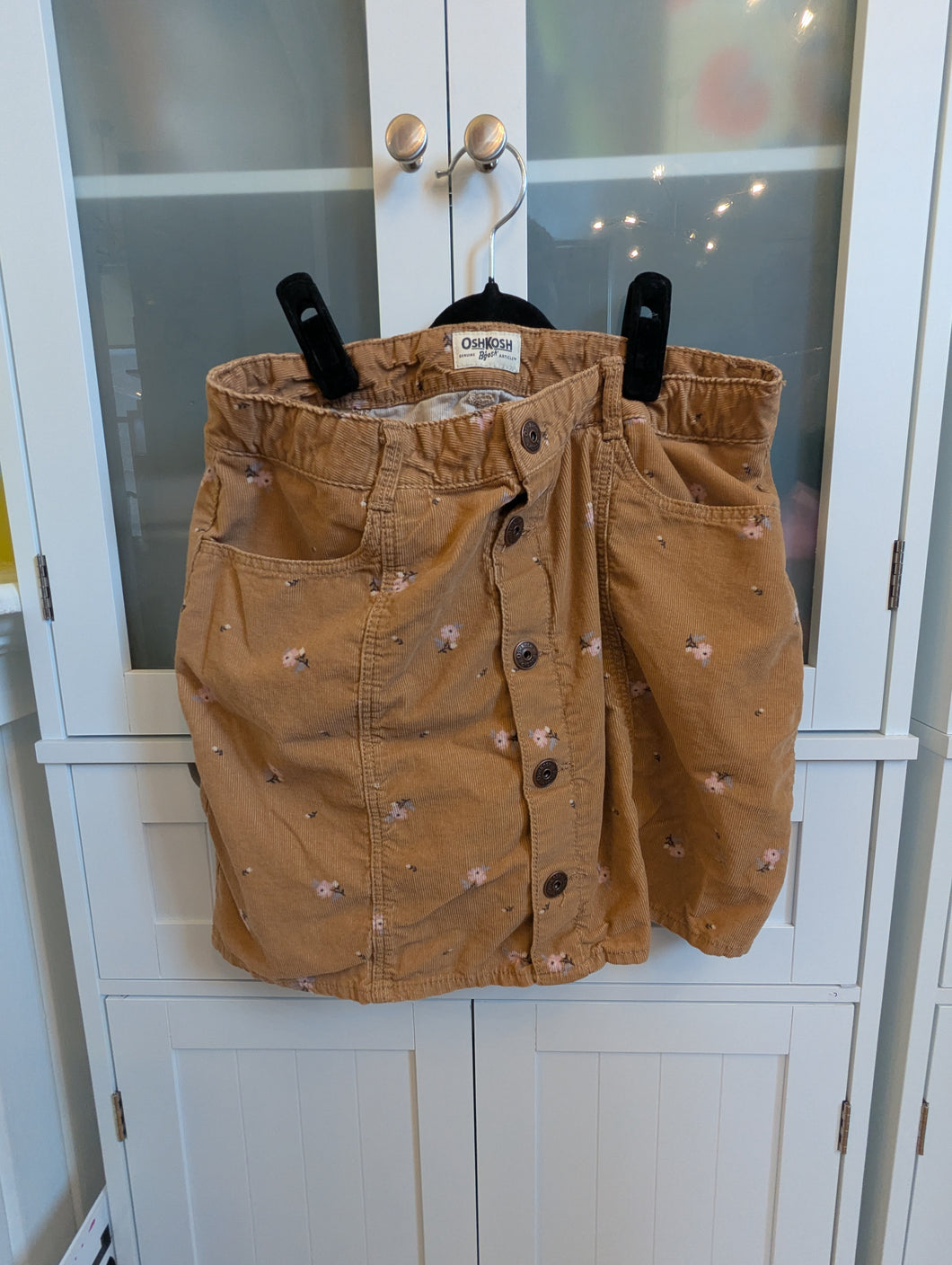Oshkosh Corduroy Floral Skirt 12