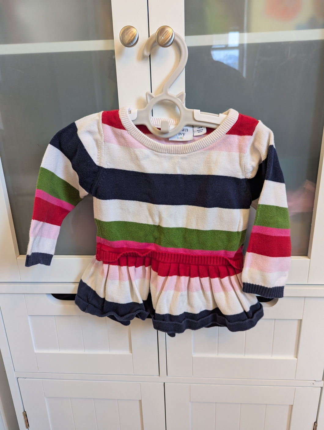 Crown &Ivy Stripe Sweater 18m